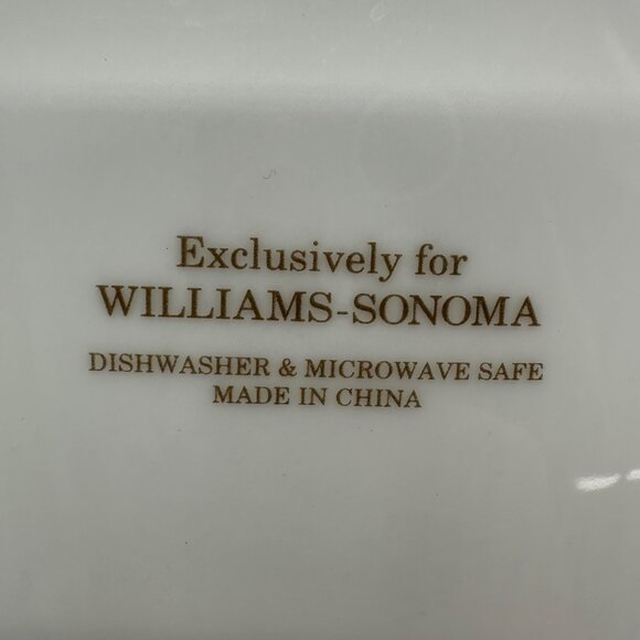 Williams Sonoma Dinner Plate Plymouth Turkey Toile Brown Thanksgiving Ceramic - Picture 4 of 7